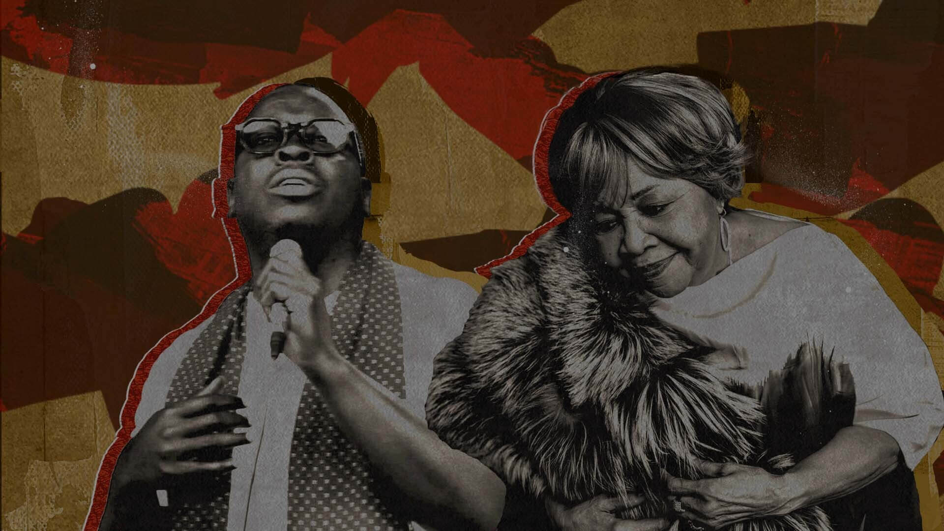 Mavis Staples with Brother Wallace
