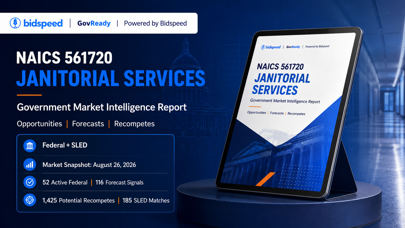 NAICS 561720 Janitorial Services Government Market Intelligence Report
