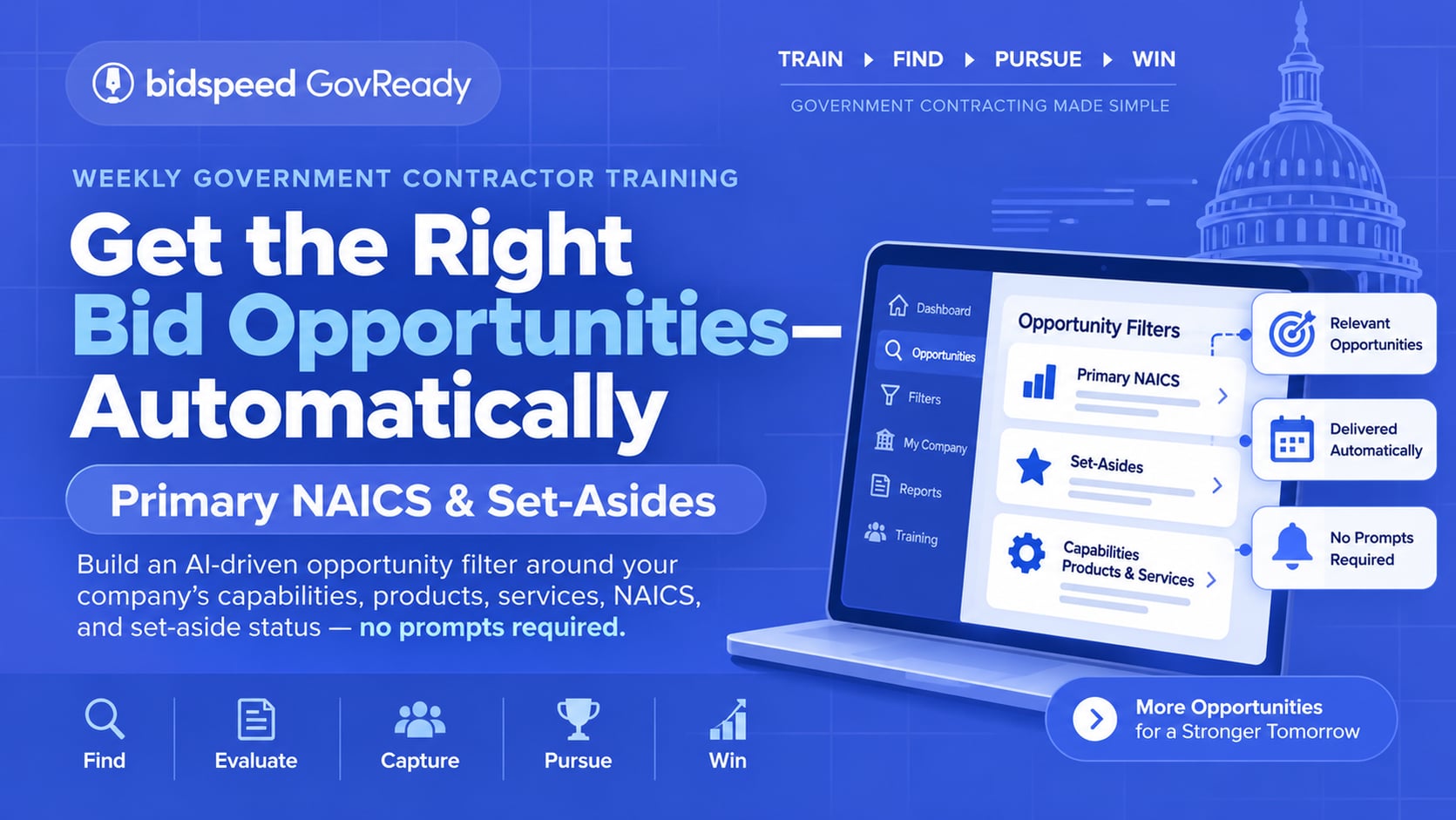 Get the Right Government Bids—Automatically | Primary NAICS & Set-Asides