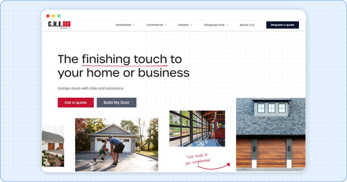 C.H.I. Overhead Doors - Garage Door Manufacturing