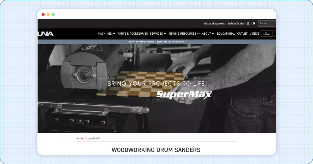 SuperMax Tools - Woodworking Equipment