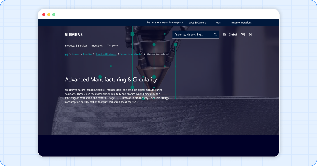 Siemens Manufacturing - Global Industrial Automation
