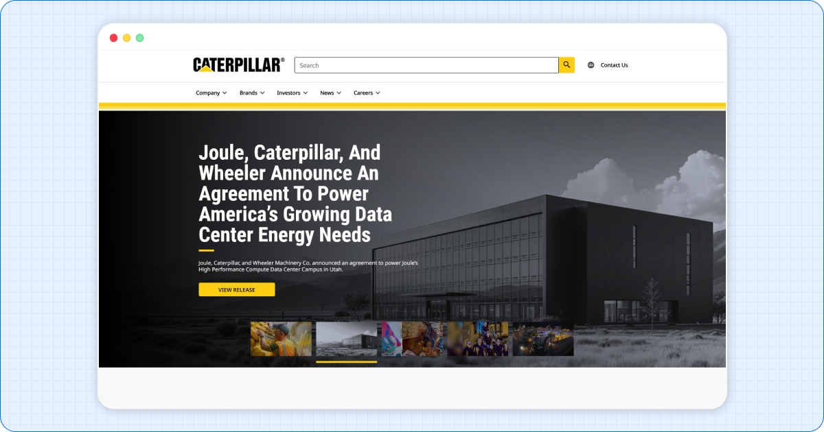Caterpillar - Heavy Equipment & Machinery