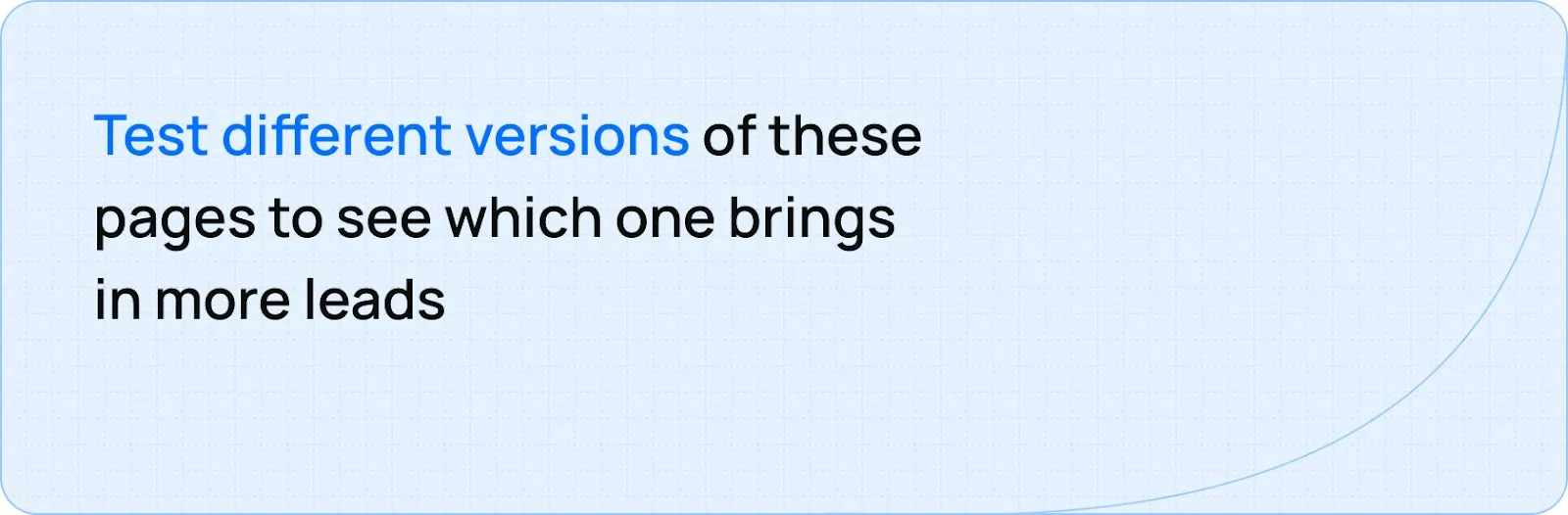 Landing Page Optimization: Run Continuous A/B Tests on Page Versions