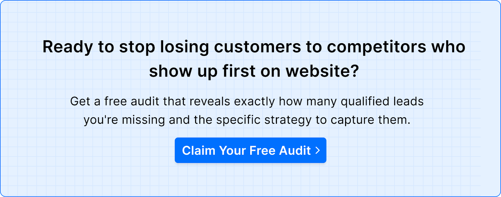 Claim Your Free Audit
