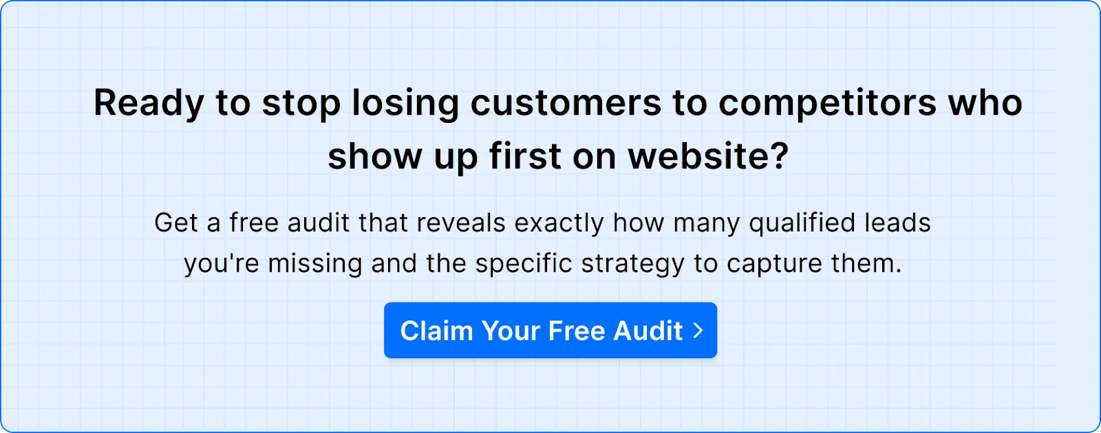 Claim Your Free Audit