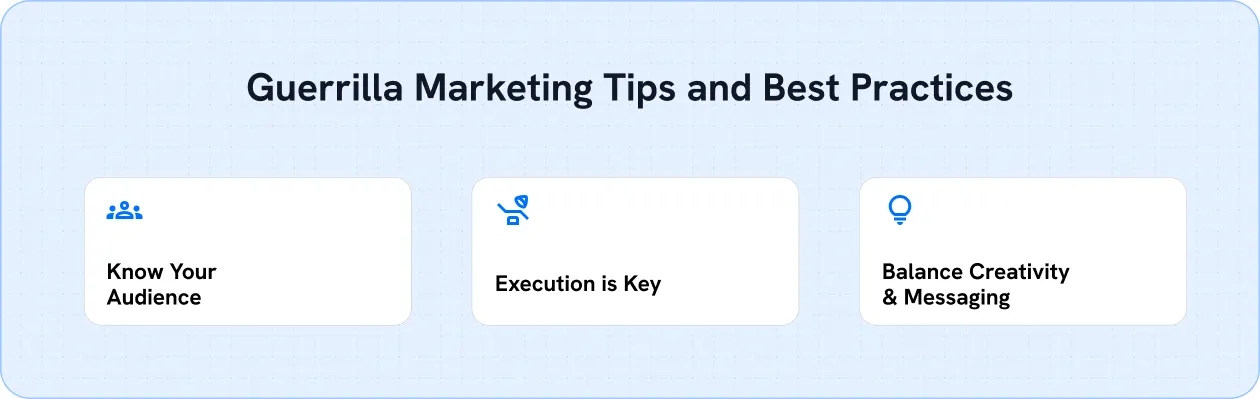 Guerrilla Marketing Tips and Best Practices