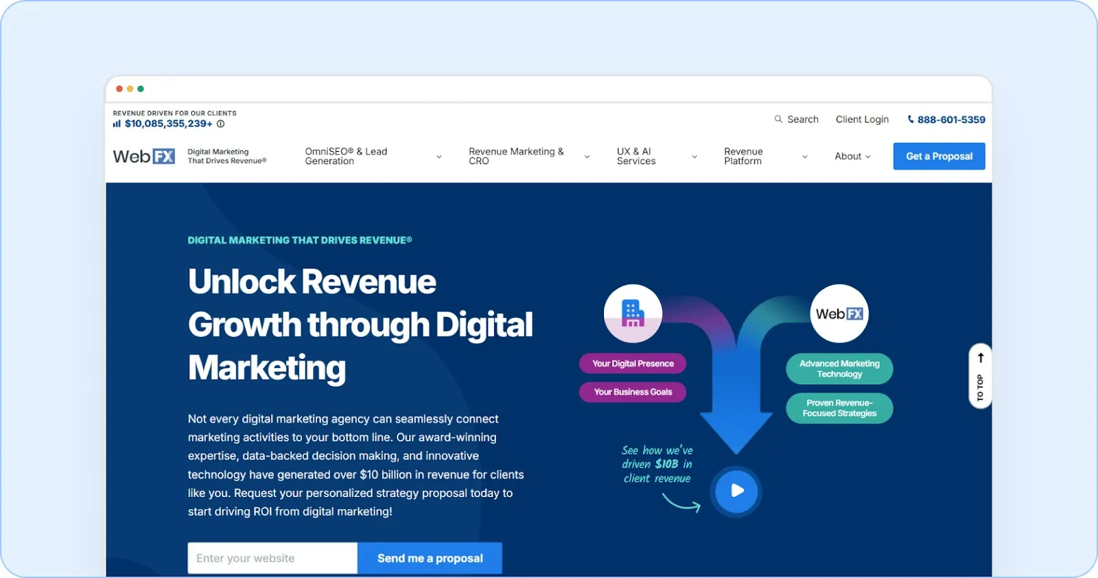 WebFX delivering data-driven digital marketing expertise in SEO, PPC, and content marketing to help A/V manufacturers increase brand visibility and generate quality leads.