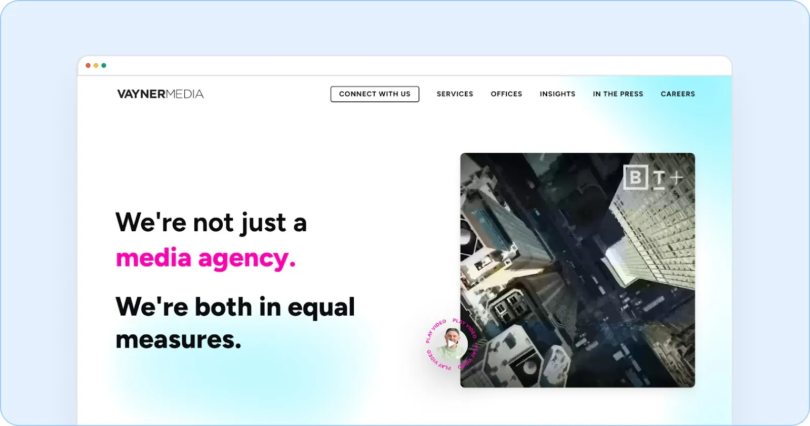 VaynerMedia’s integrated strategy, creative services, and media buying tailored for A/V manufacturers to boost brand engagement and stand out in a crowded market.