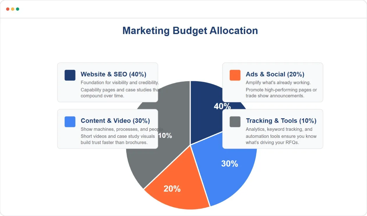 Digital Marketing Budget for Manufacturers