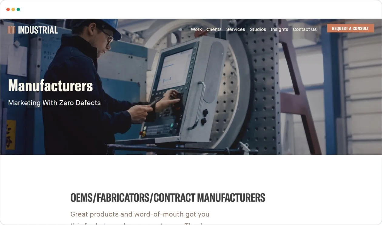 Industrial Strength Marketing for manufacturing