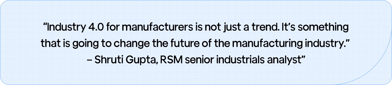 A quote from a top RSM industrial analyst on industrial marketing