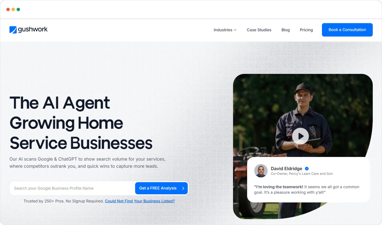 Gushwork is specialize in SEO strategies that are personalized