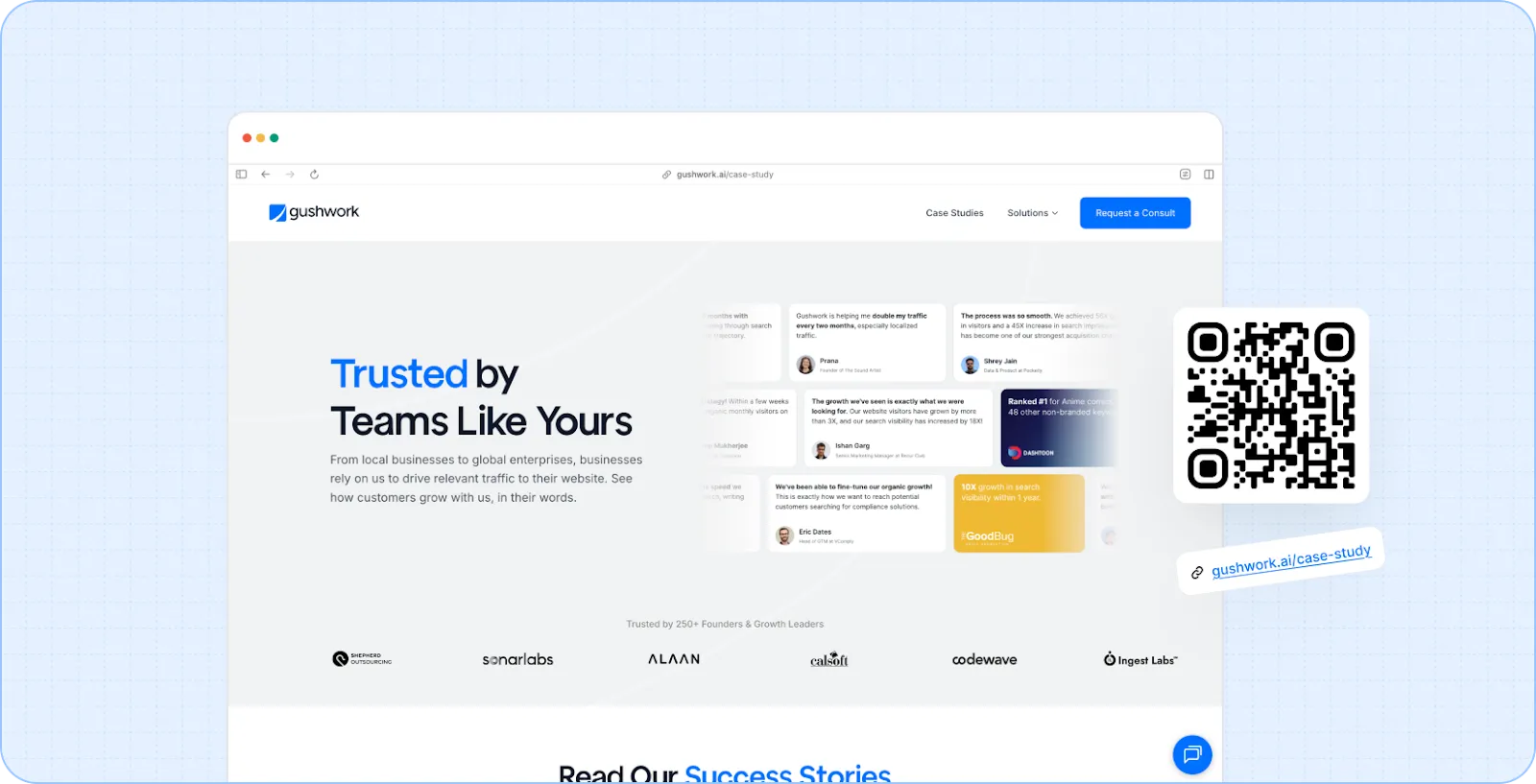 Strategic QR code placement: