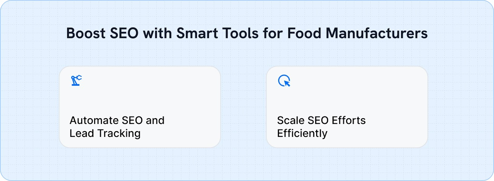 Boost SEO with Smart Tools for Food Manufacturers