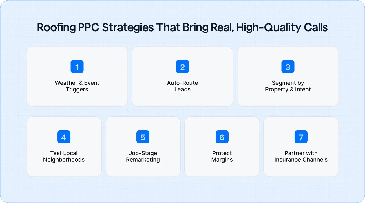 Roofing PPC Strategies That Bring Real, High-Quality Calls