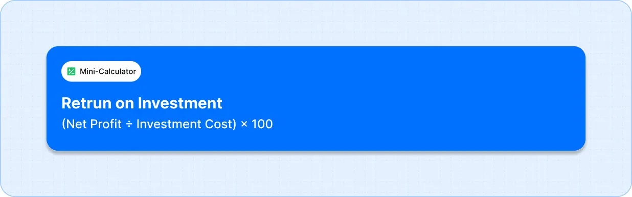 ROI Formula