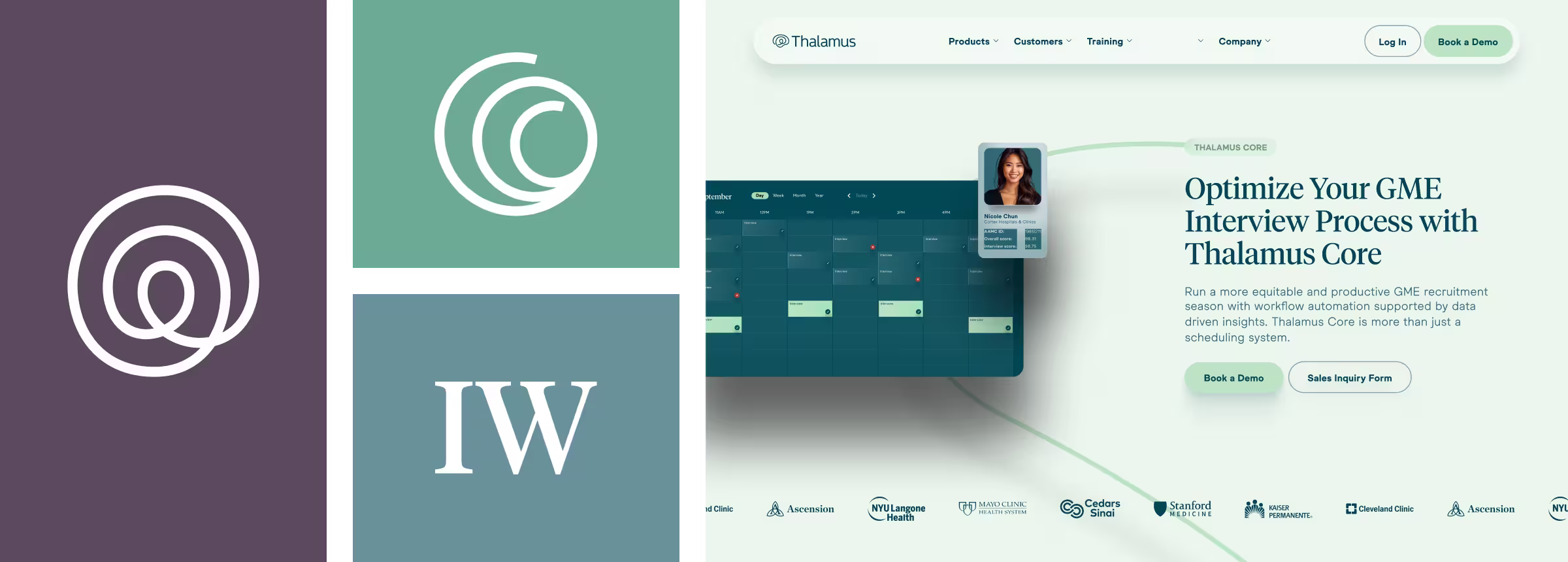 Each product — Core, Cortex, Cerebellum, and Thalamus Video — received its own tailored experience while remaining part of a consistent platform. Subtle motion and interaction added momentum without sacrificing performance or usability.