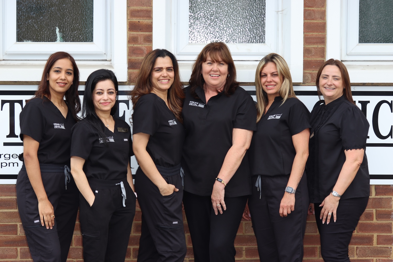 The Kreate Dental team outside the practice