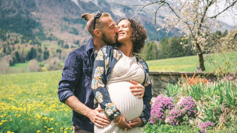 Séance couple complice au château de Vizille en Isère