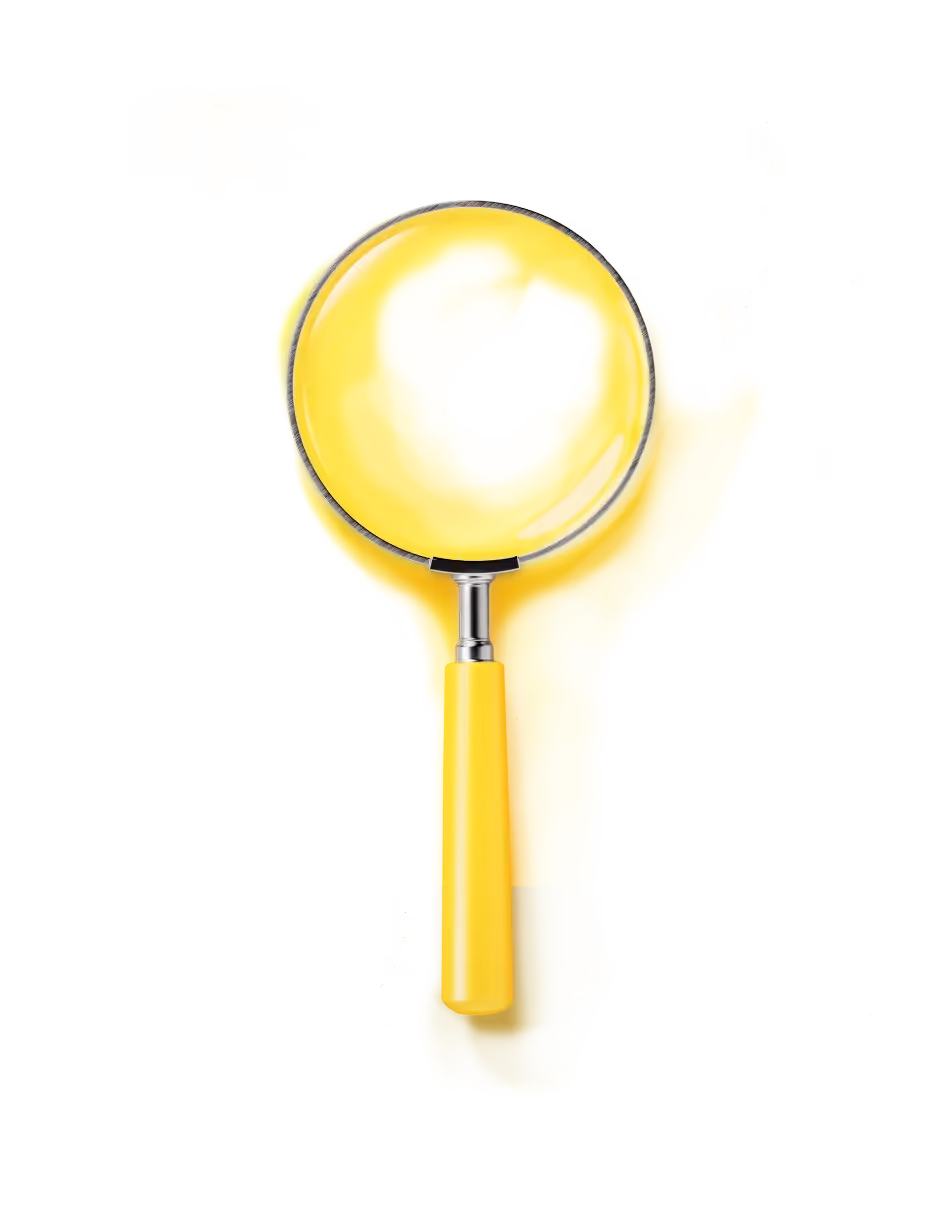 Yellowshark gelbe Lupe – Content Marketing Agentur Zürich