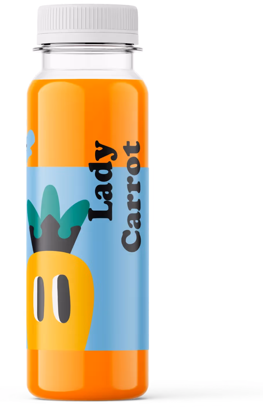 Kingsfood Shots Flasche in orange – Werbeagentur Zürich