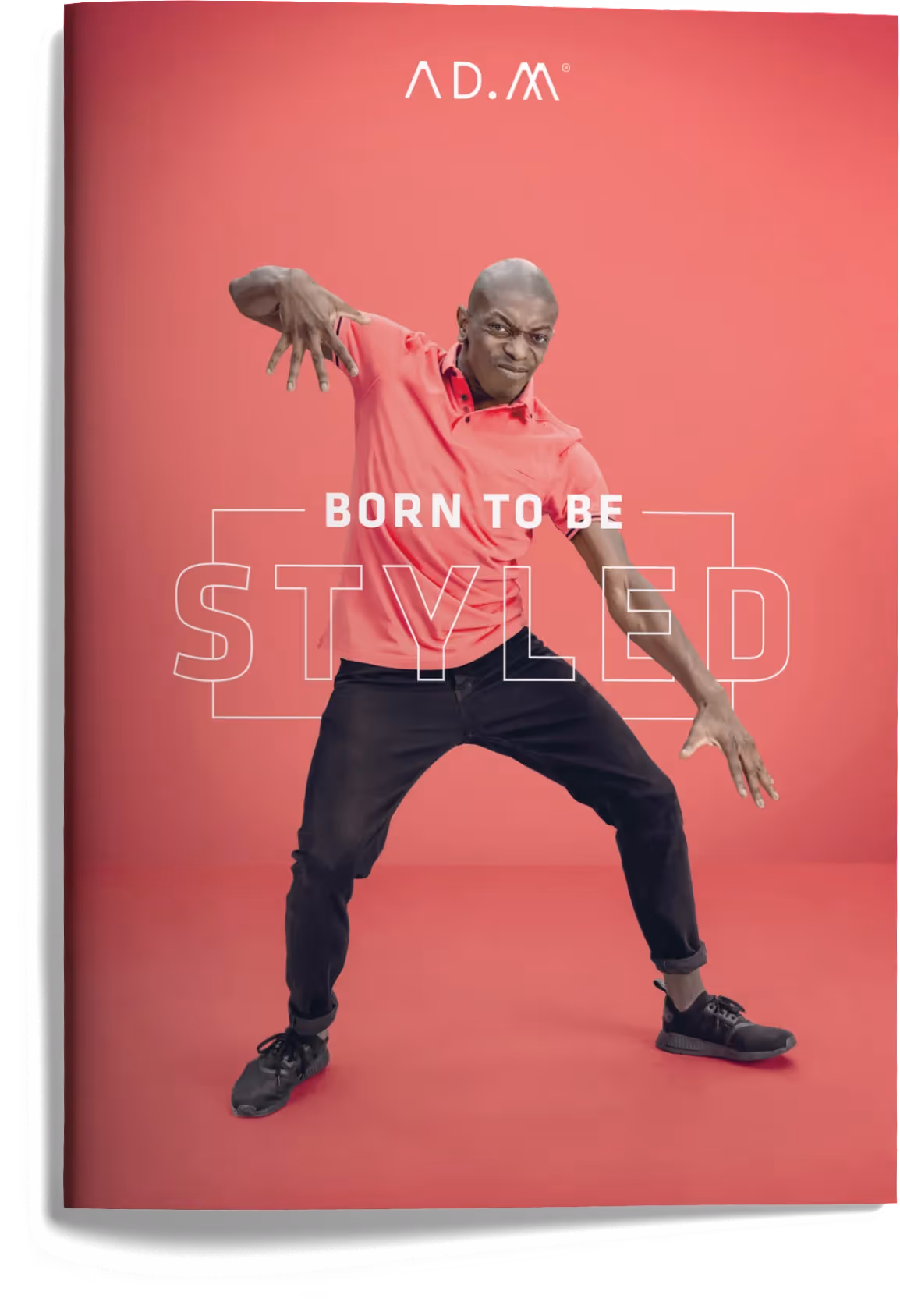 AD.M Tänzer mit rotem Poloshirt – Online Marketing Agentur