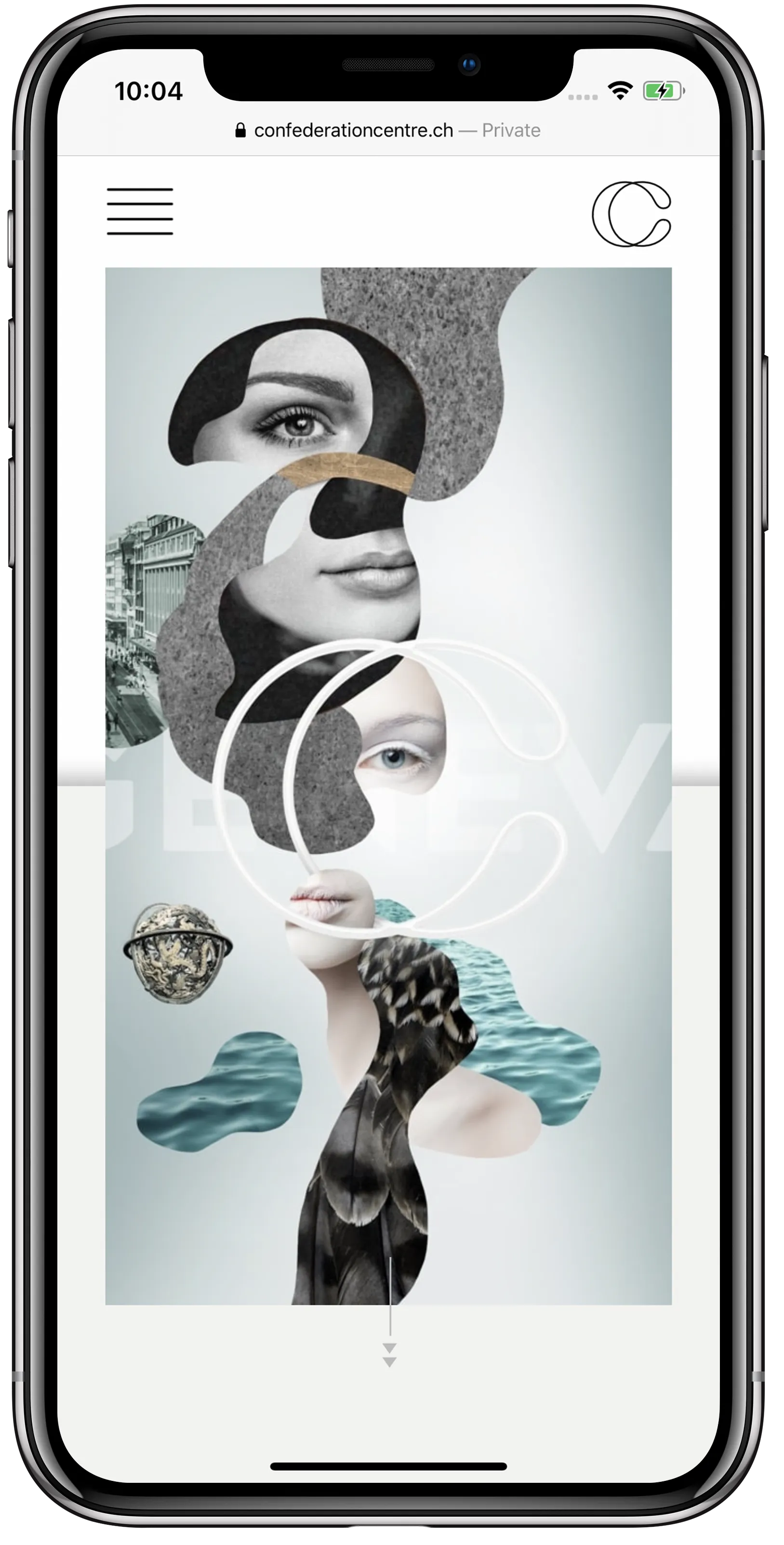 CCG Handy iphone Mockup – Werbeagentur Zürich