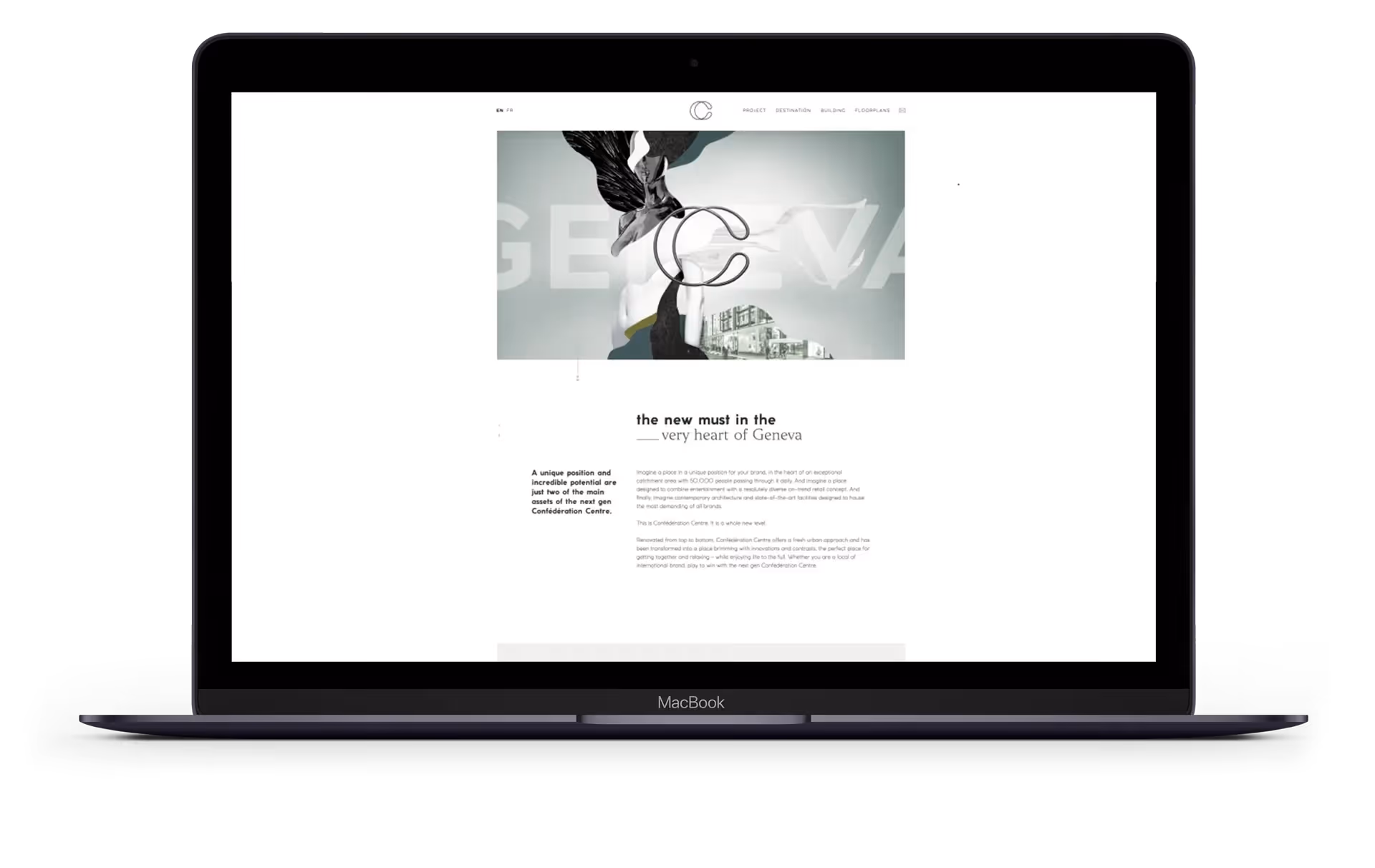 CCG Mockup Hintergrund Laptop Mac – Werbeagentur Zürich