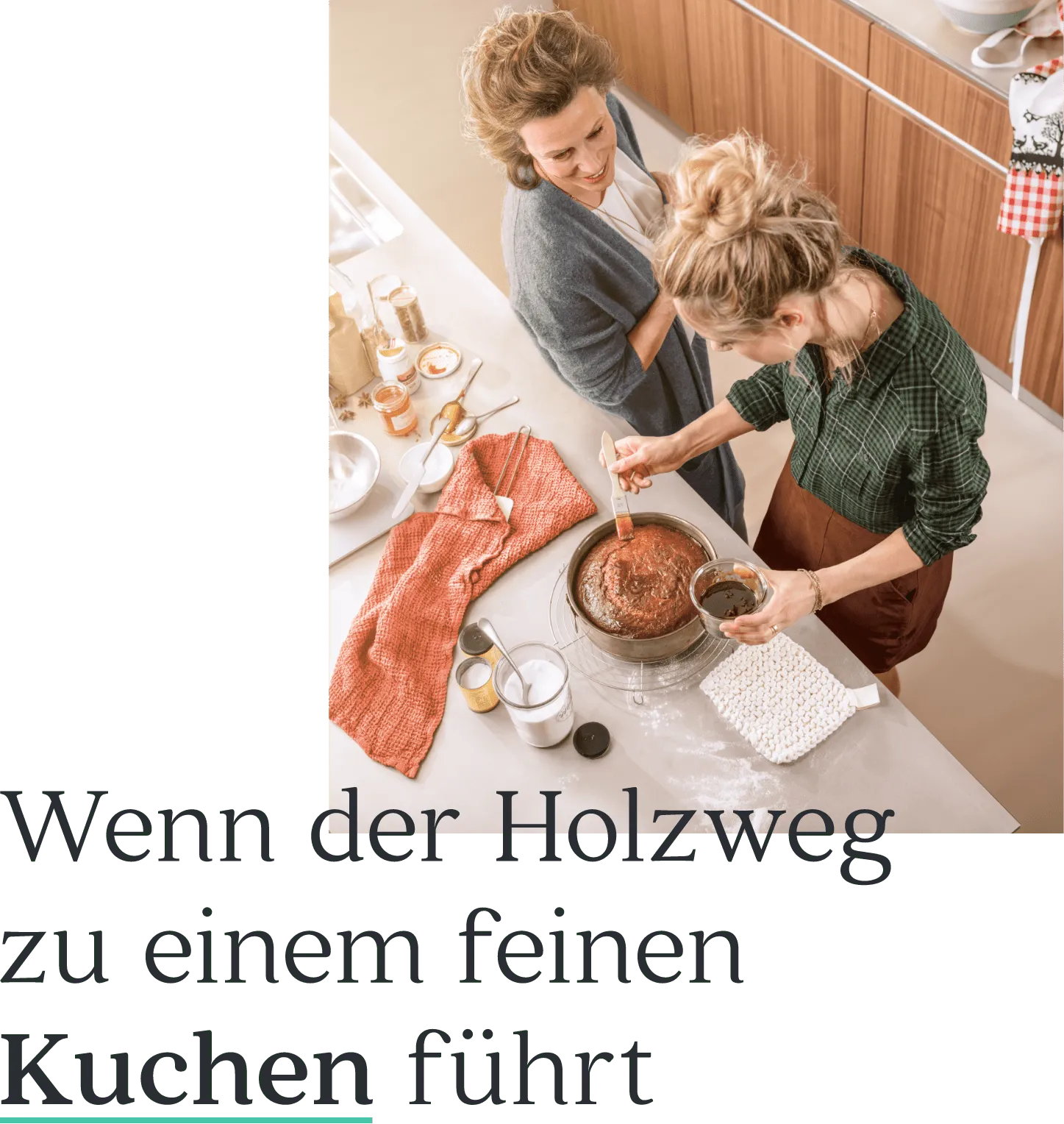 Veriset, zwei Personen in einer Küche – Werbeagentur Zürich