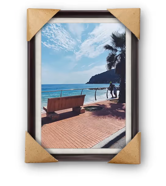 Framer Bild im Rahmen und Karton – Werbeagentur Zürich