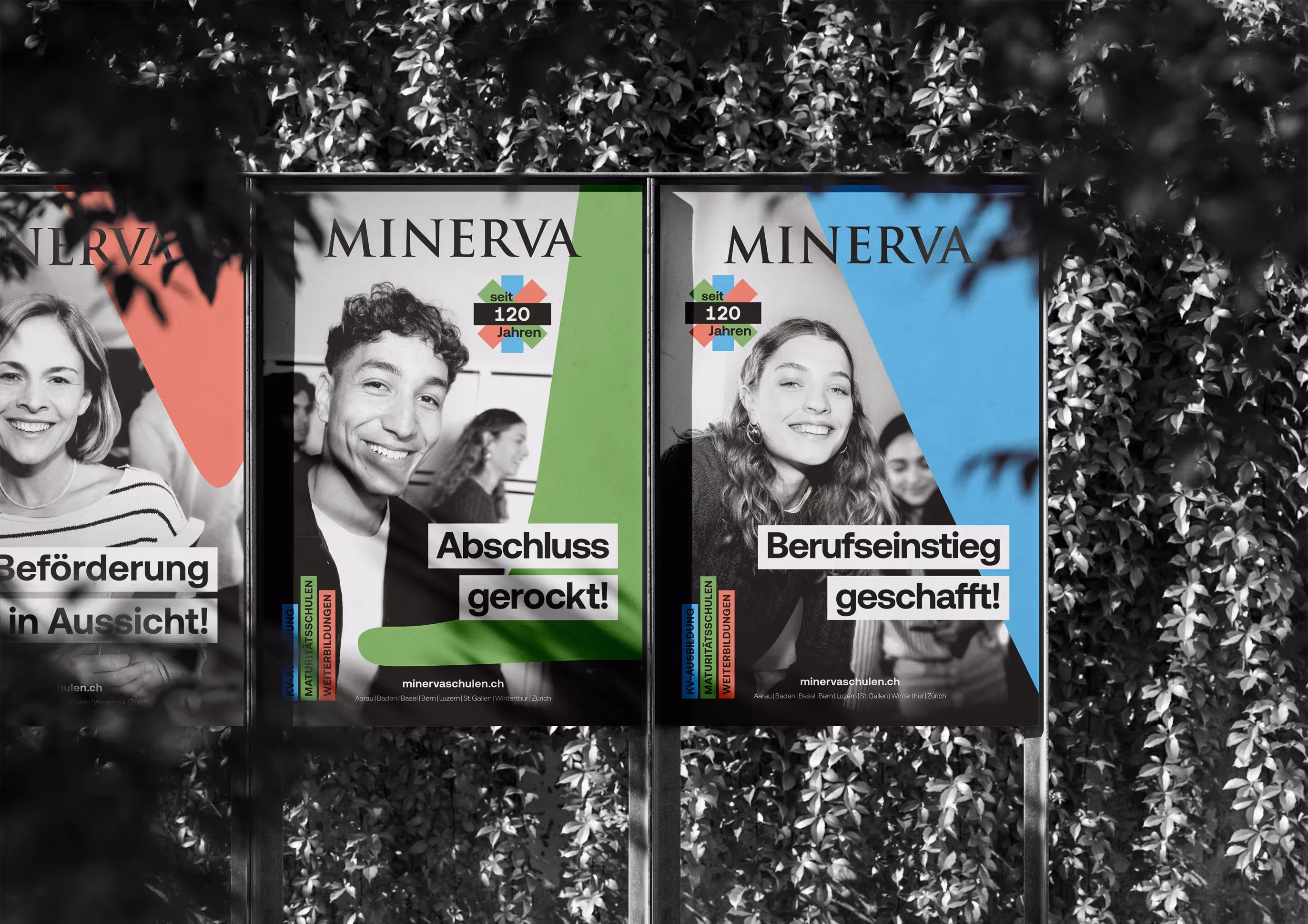 Minerva OOH Kampagne – Werbeagentur Zürich