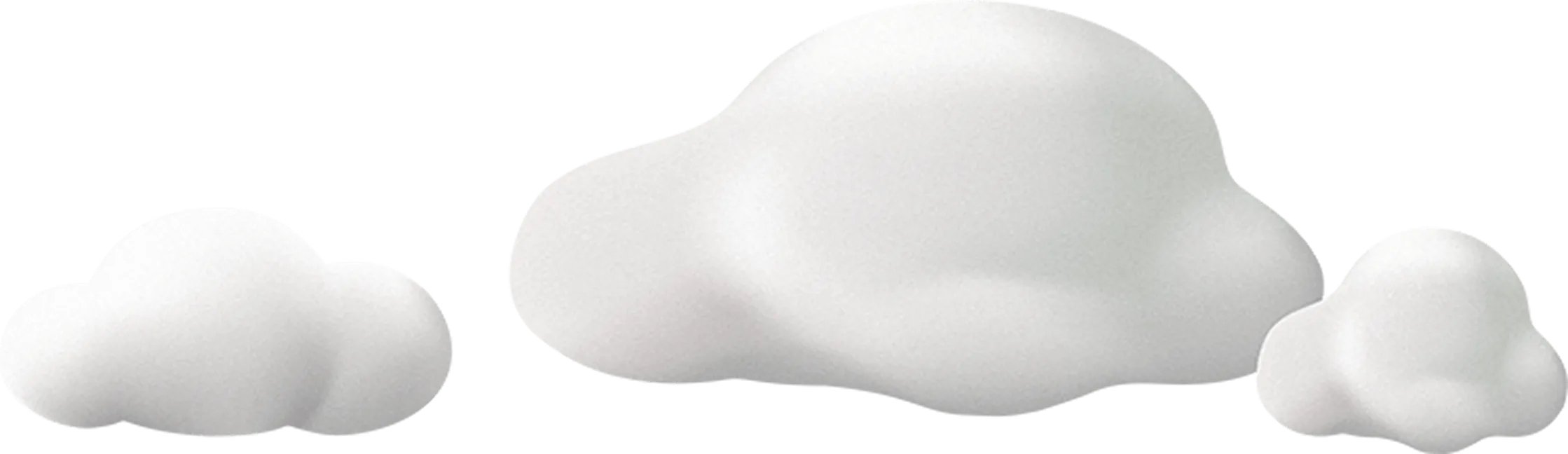 AMAG Wolken in weiss mit transparentem Hintergrund – Werbeagentur Zürich