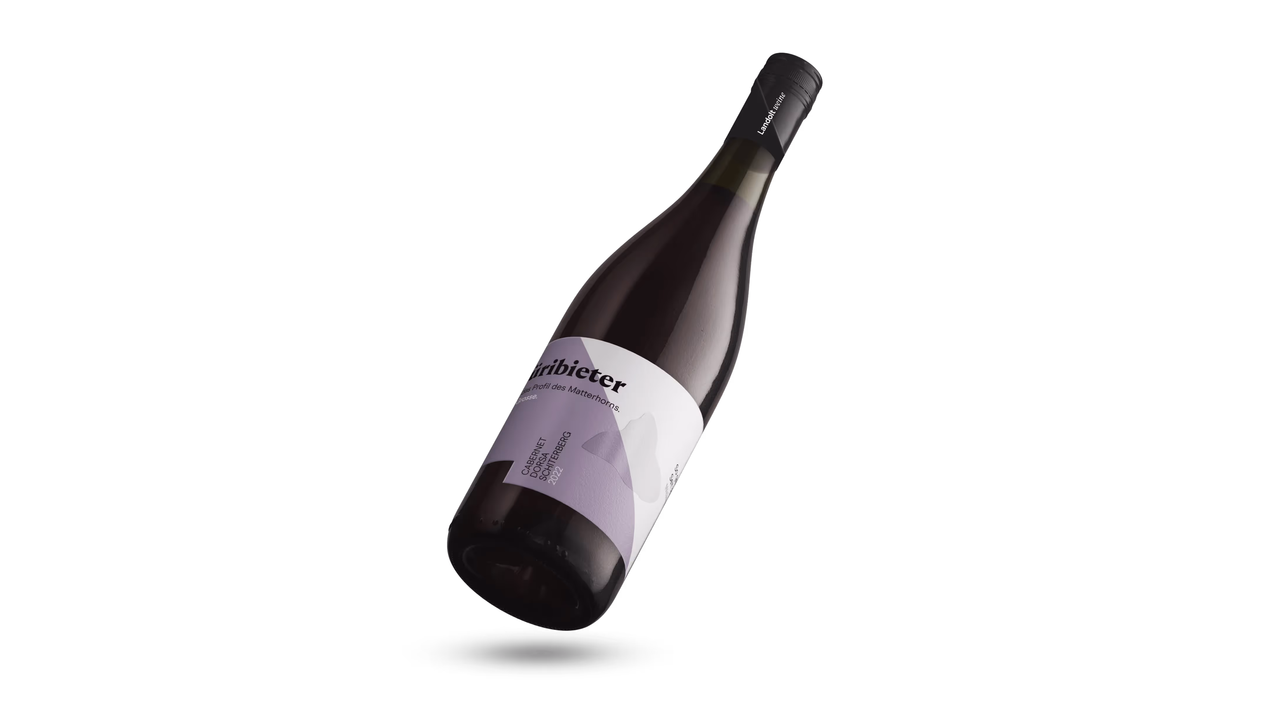 Weinflasche von Landolt mit Packaging design von rosarot – Branding Agentur 04