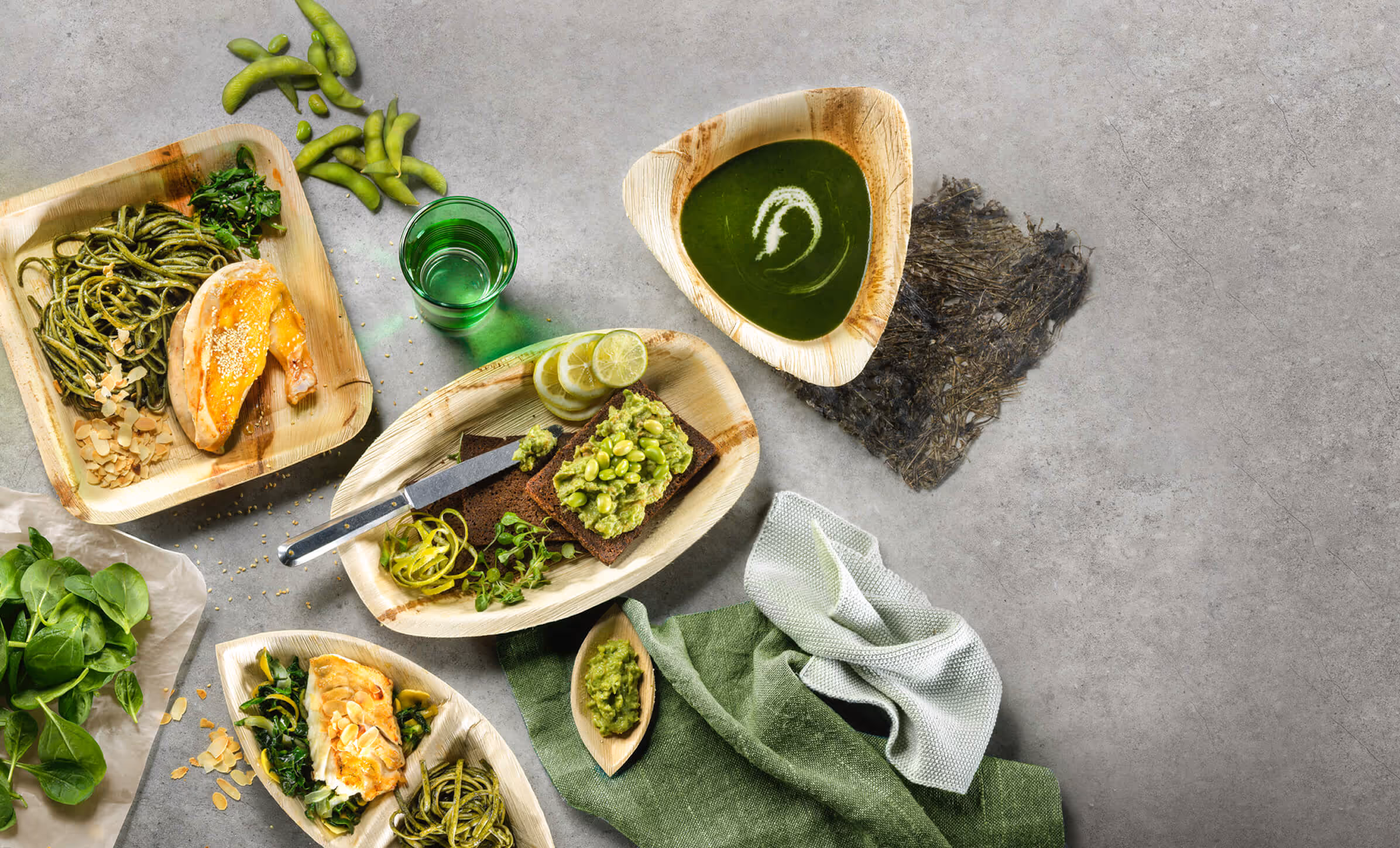 Naturesse Schalen mit Essen quer – Werbeagentur Zürich
