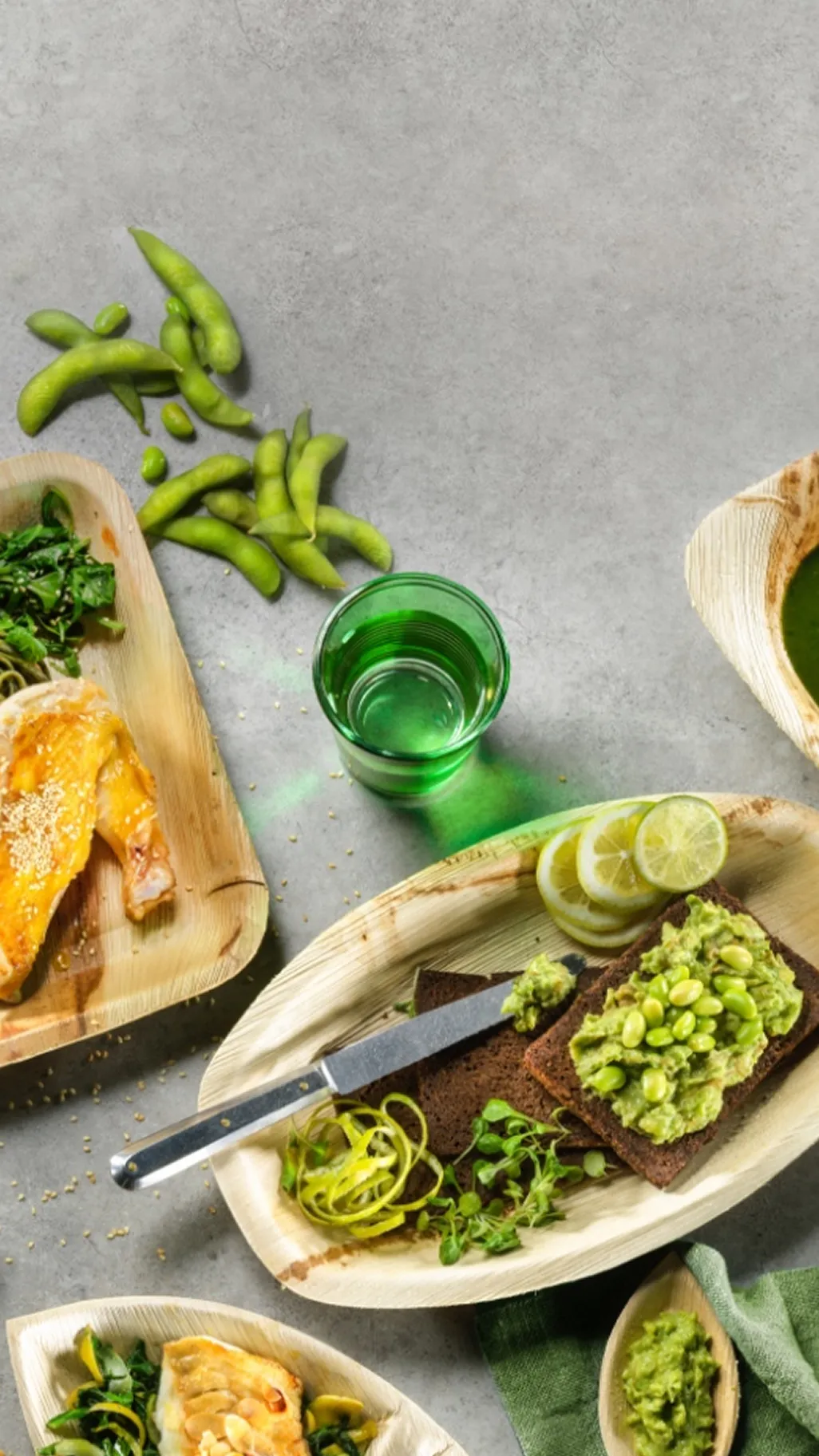 Naturesse Schalen mit Essen hochformat – Werbeagentur Zürich