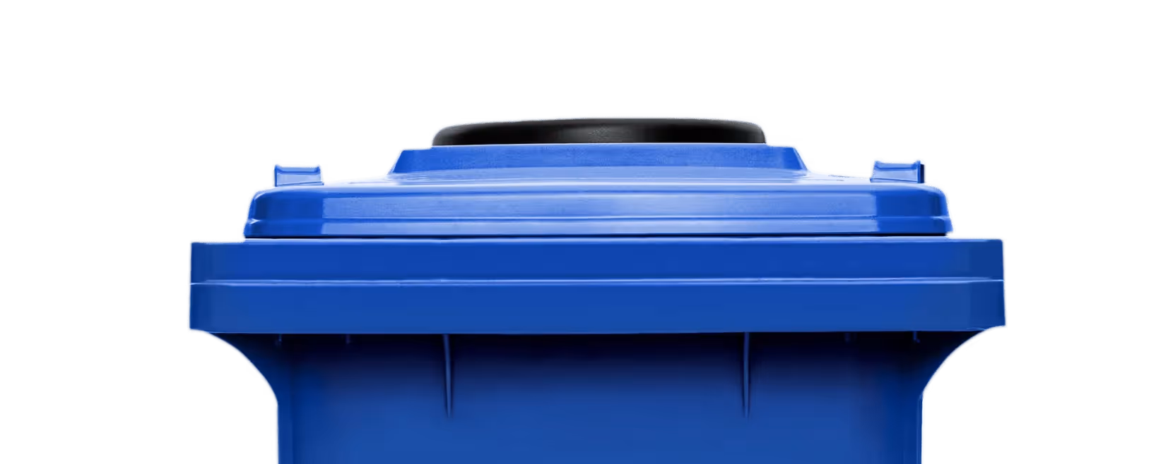 PEt-Sammelbehälter Deckel in blau – Werbeagentur Zürich