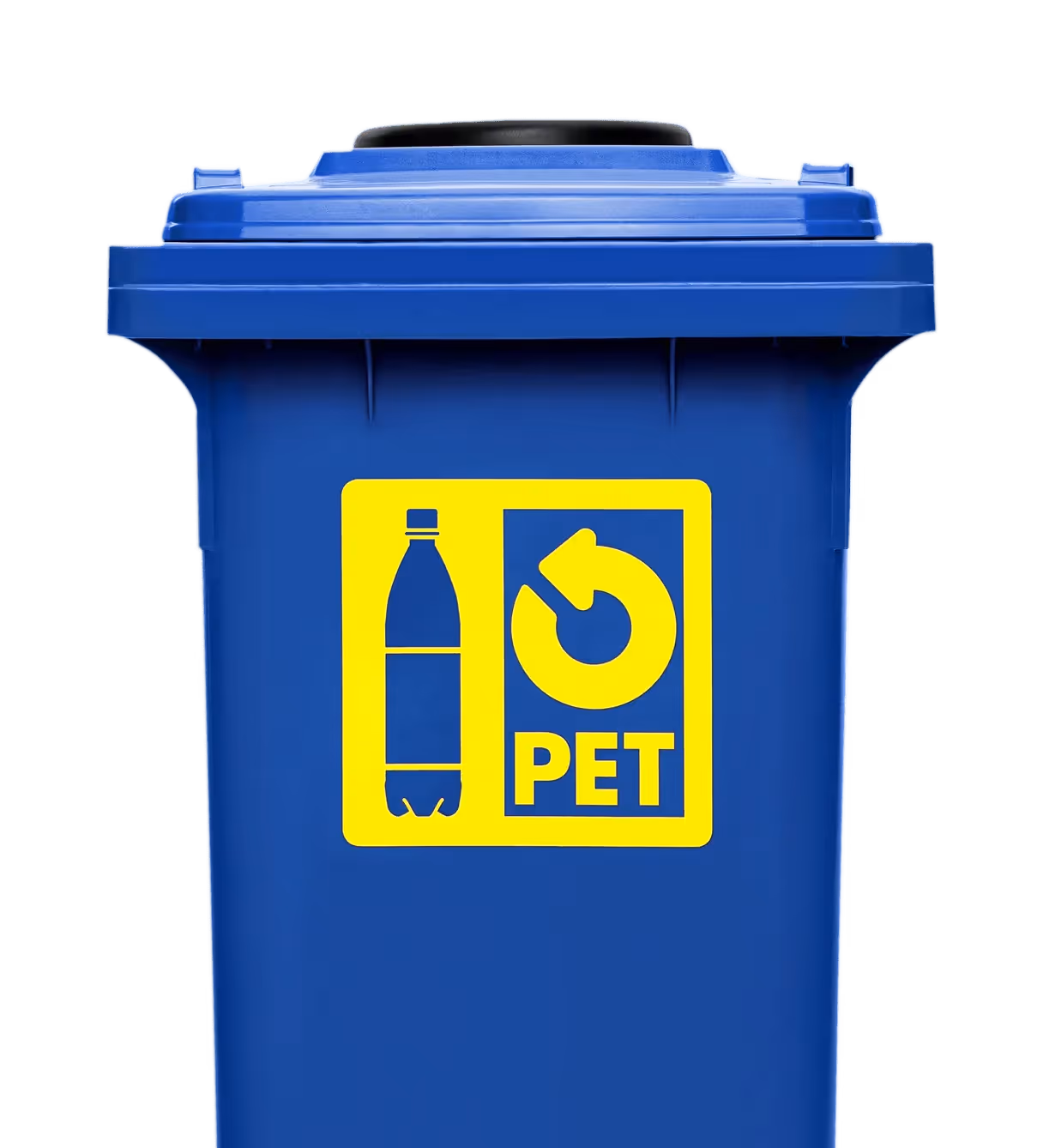 PEt-Sammelbehälter in blau – Werbeagentur Zürich 02