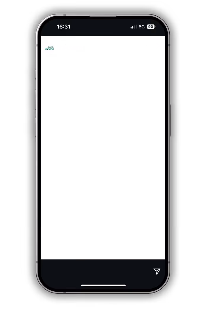 Bank Avera iPhone Mockup – Social Media Agentur 01