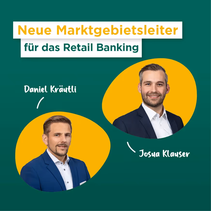 Bank Avera Social Media Post mit 2 Mitarbeiter – Werbeagentur Zürich