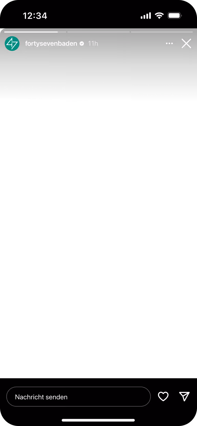 Beispiel Mockup einer Instagram Story von der Agentur rosarot