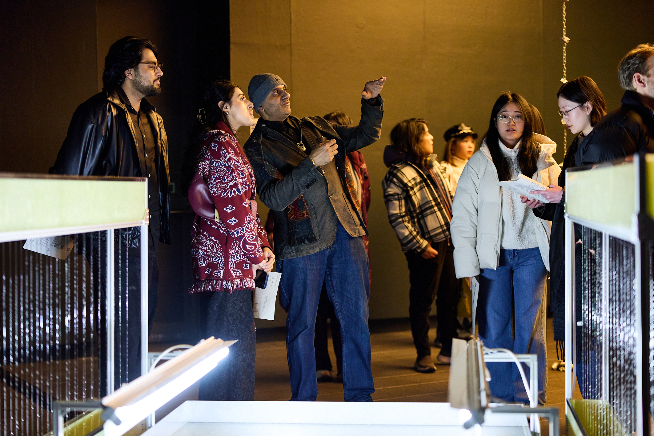 'Thresholds of Becoming' exhibition preview. Photograph by David Lindsay.