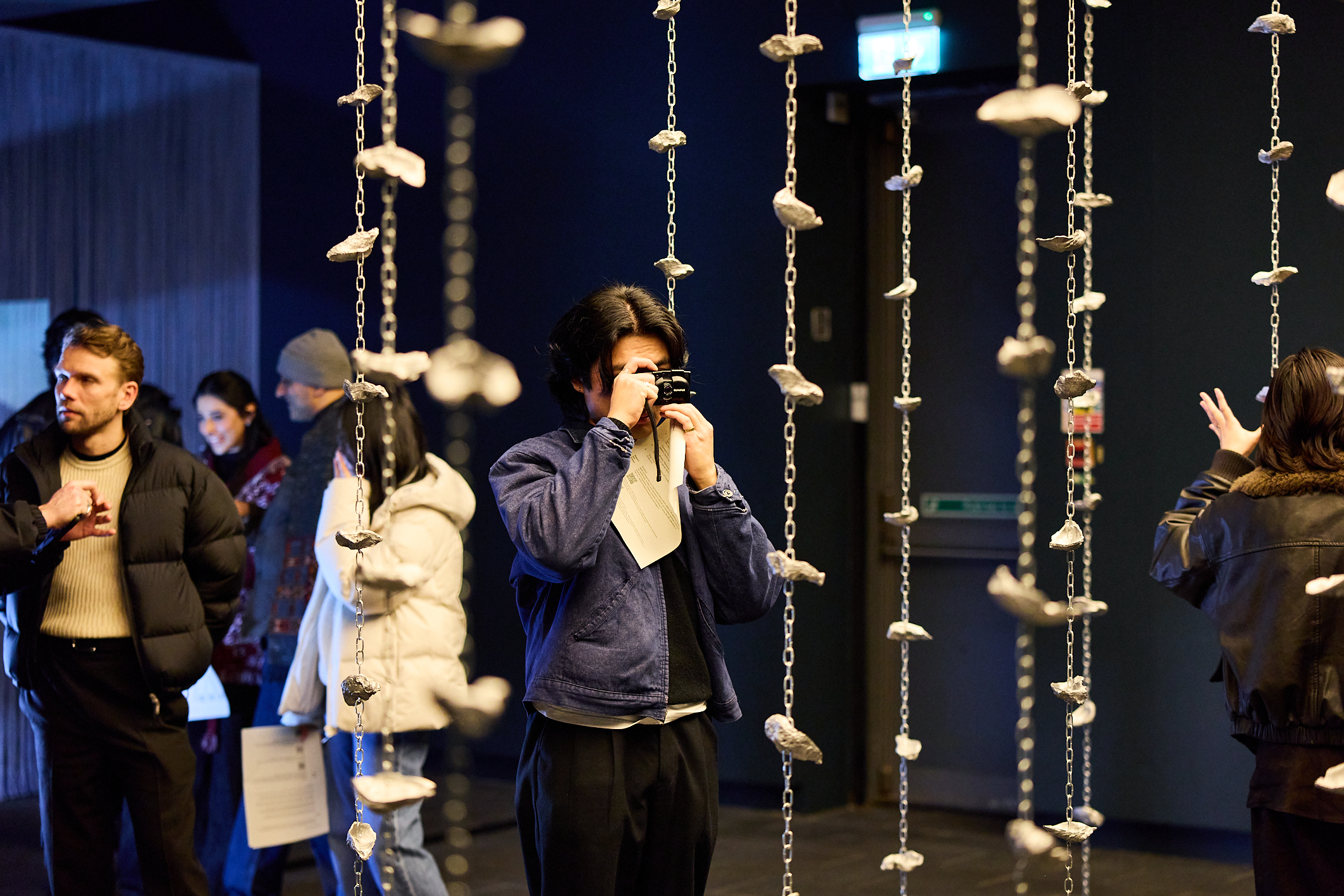 'Thresholds of Becoming' exhibition preview. Photograph by David Lindsay.