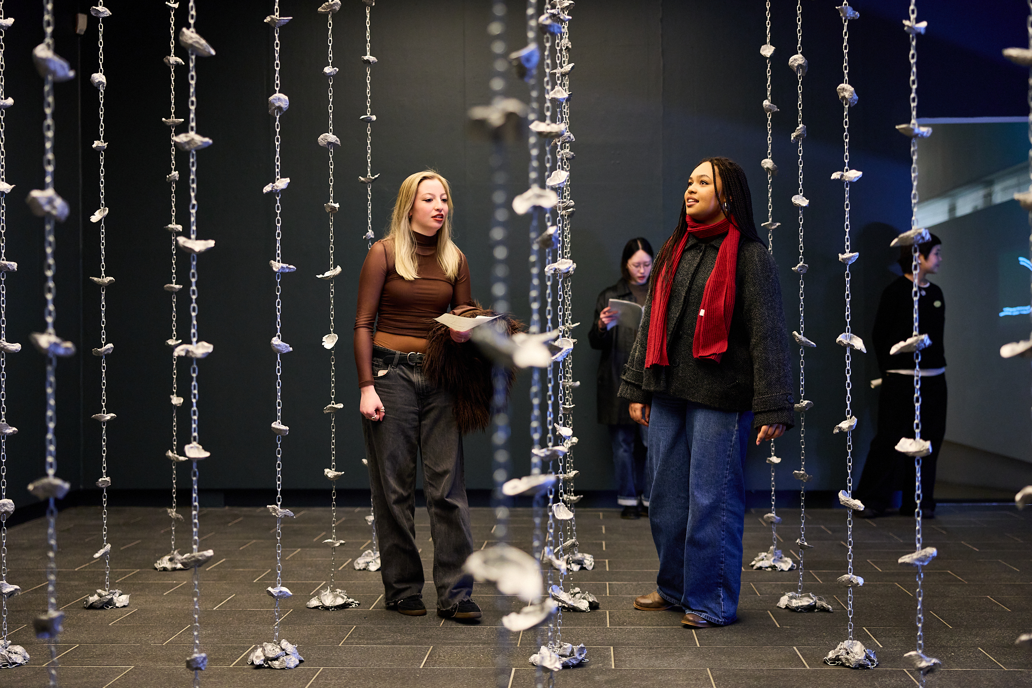 'Thresholds of Becoming' exhibition preview. Photograph by David Lindsay.