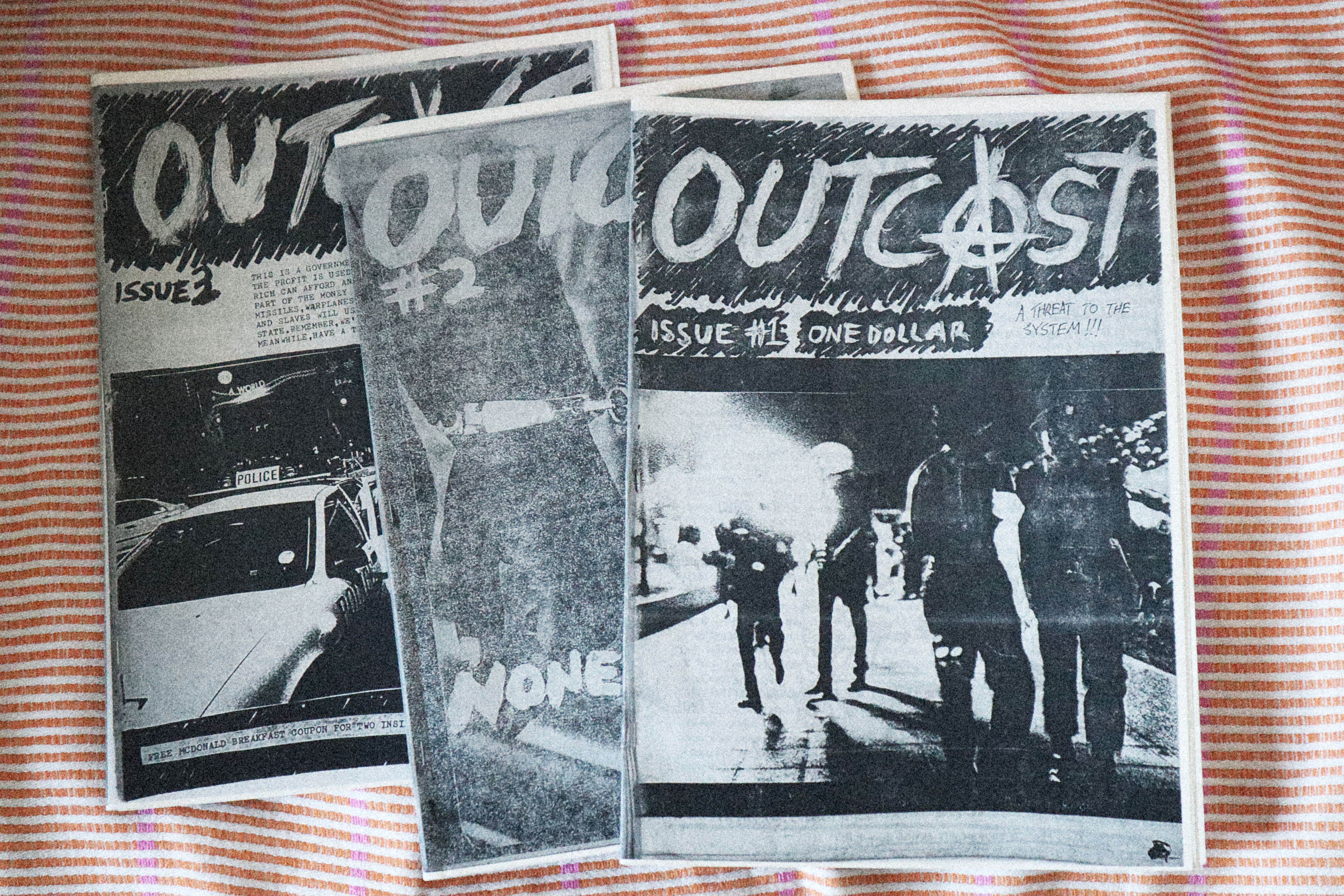 Image of Handmade zines. Image courtesy and photograph by Charmaine Wah.