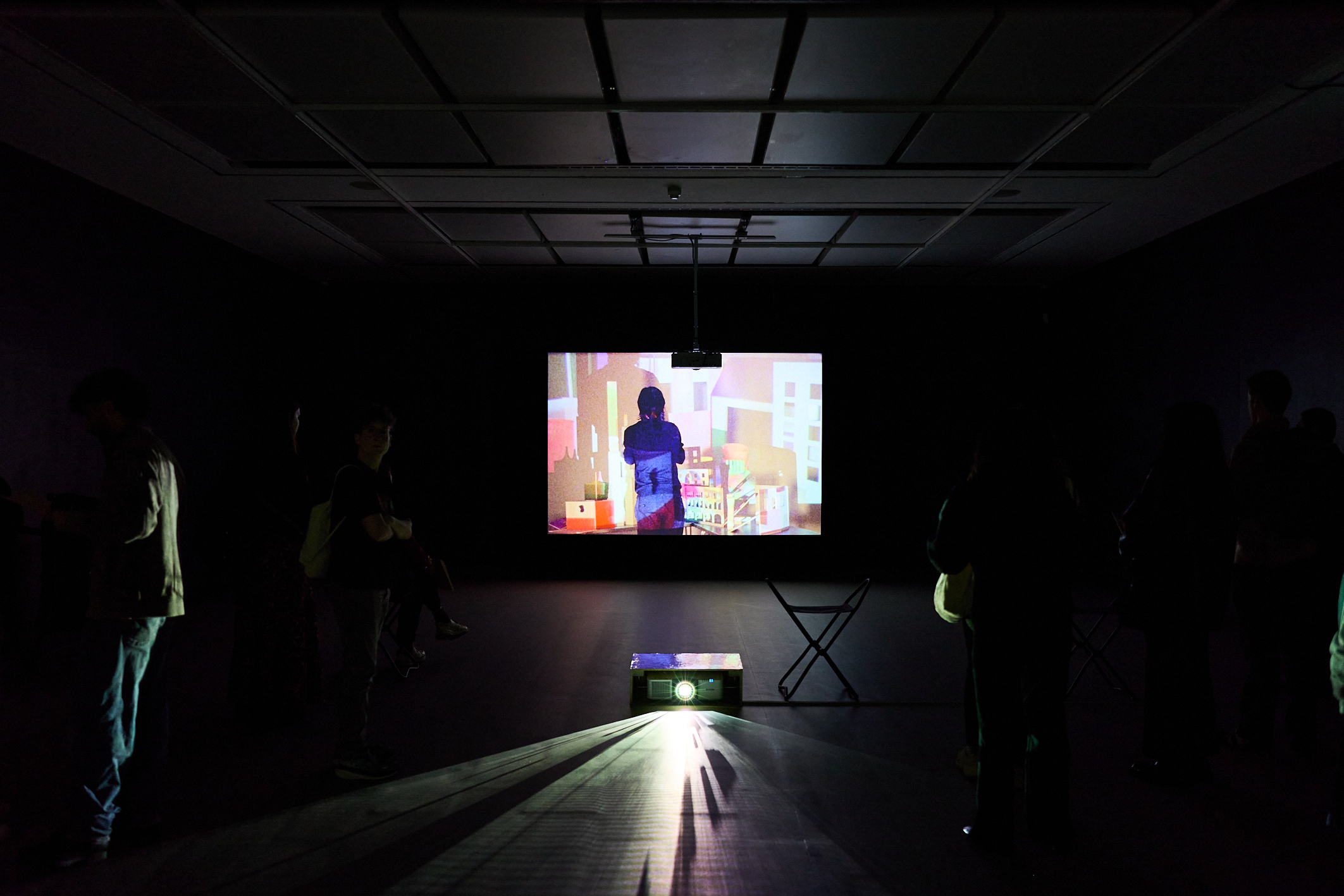 'Two Improvisations' exhibition preview. Photograph by David Lindsay.
