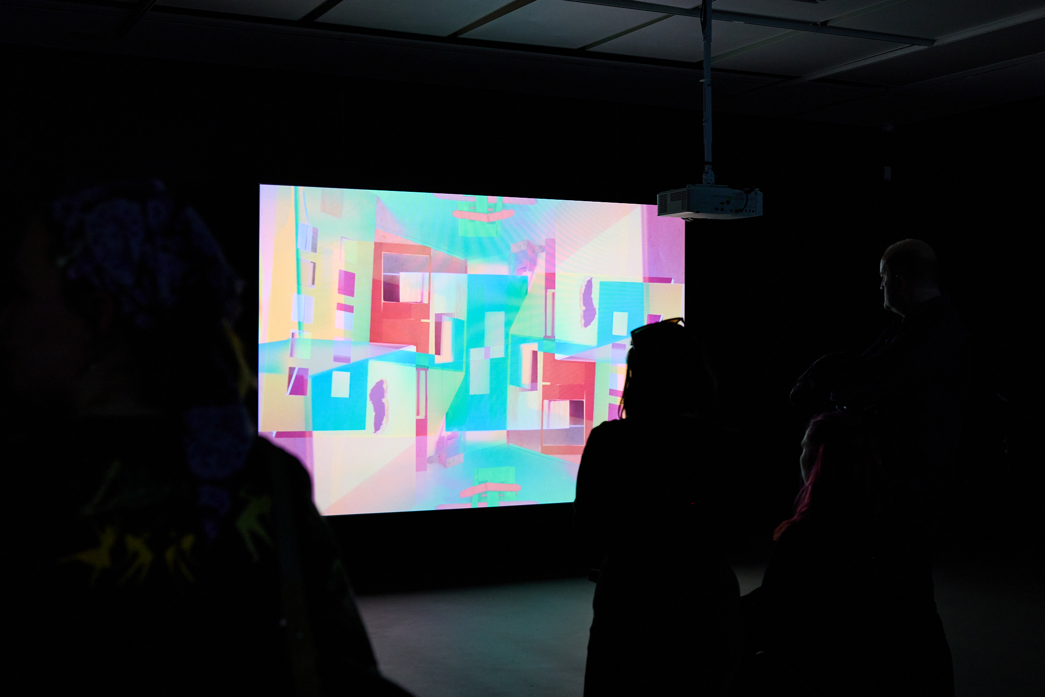 'Two Improvisations' exhibition preview. Photograph by David Lindsay.