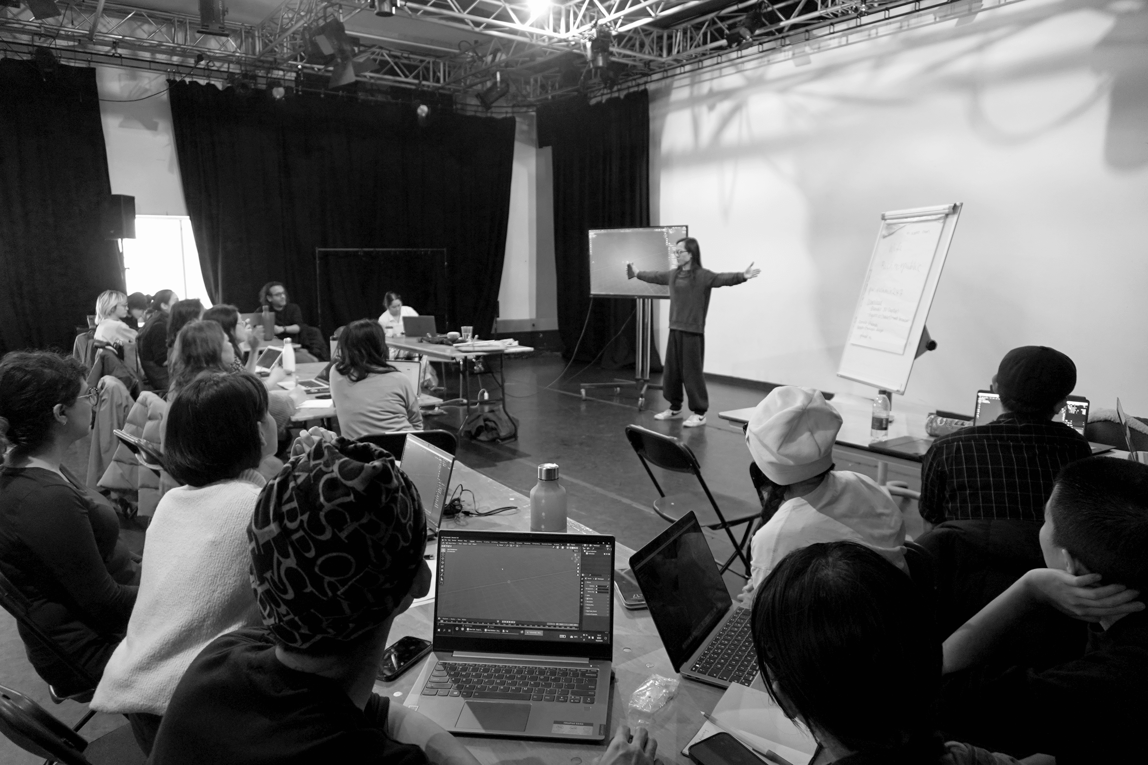 Puppetry AR Workshop at Rich Mix, London. Photo courtesy of Donald Shek.