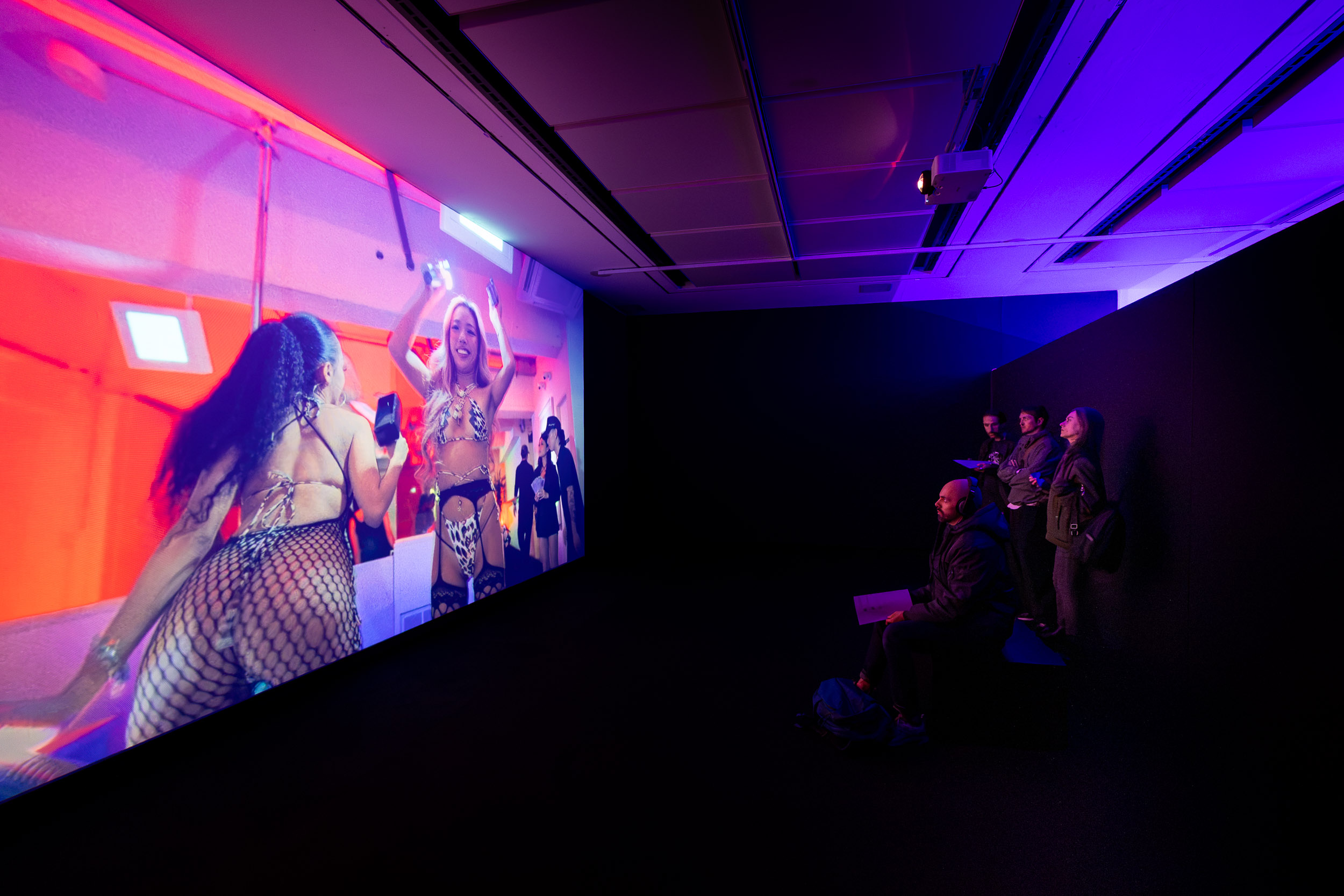 'Nocturnal Melody' exhibition preview, photograph by Jules Lister.