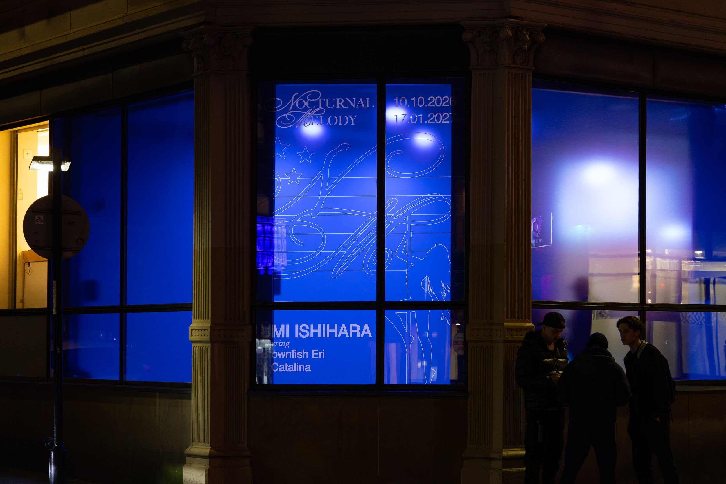 'Nocturnal Melody' exhibition preview, photograph by Jules Lister.